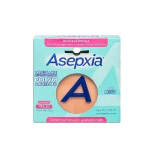 Asepxia Maquillaje Polvo Compacto Beige 10 Gr
